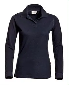Dames polo lange mouw Santino Matt productfoto