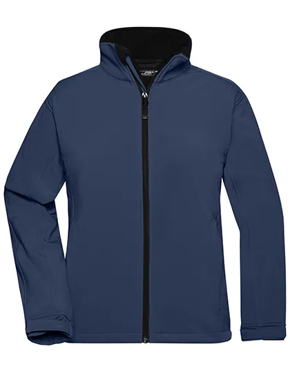 Dames Softshell Jas Daiber JN137 in Dames Softshell Jas Daiber JN137 navy