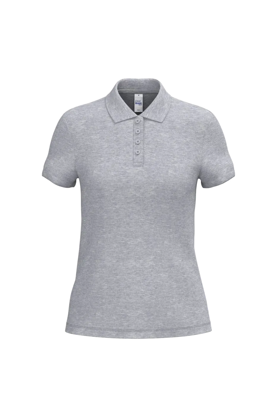 Dames Polo iDeal Basic Brand in Dames Polo iDeal Basic Brand Oxford Grey