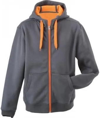 Hooded sweater binnenzijde fleece JN355 productfoto
