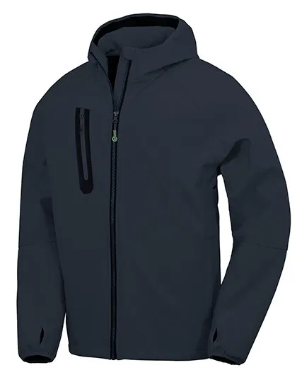 Heren Hoodie Softshell Jas Result R909X productfoto