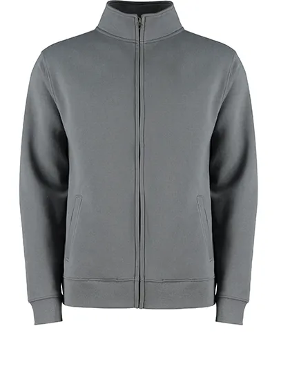 Heren Sweat Jacket Kustom Kit KK334 in Heren Sweat Jacket Kustom Kit KK334 Dark Grey
