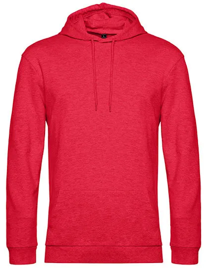Heren #Hoodie B&C WU03W in Heren #Hoodie B&C WU03W - Heather Red