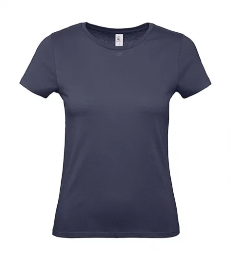 Dames T-shirt B&C E150 TW02T in Dames T-shirt B&C E150 TW02T navy blue