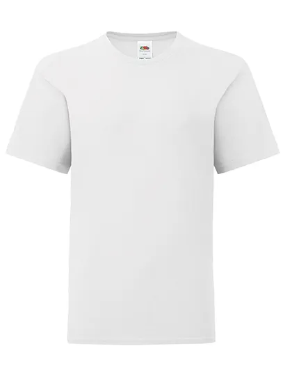 Kinder T-shirt Fruit of the Loom 61-023-0 Iconic in Kinder T-shirt Fruit of the Loom 61-023-0 Iconic - White