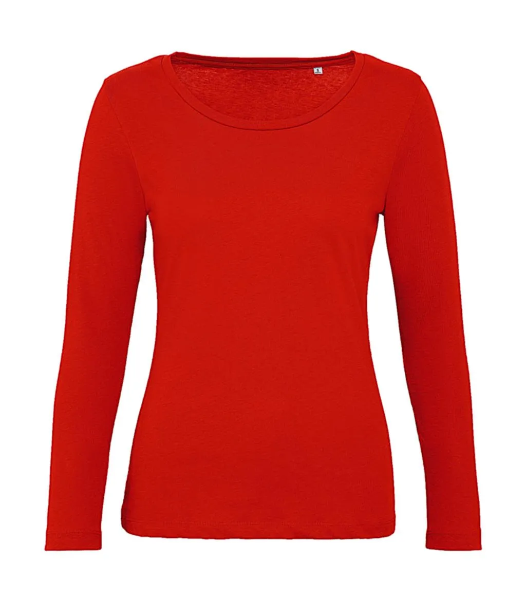 Dames T-shirt Lange Mouw B&C Inspire TW071 productfoto