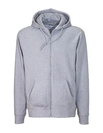 Heren Hoodie met rits Utopic UT23010 productfoto