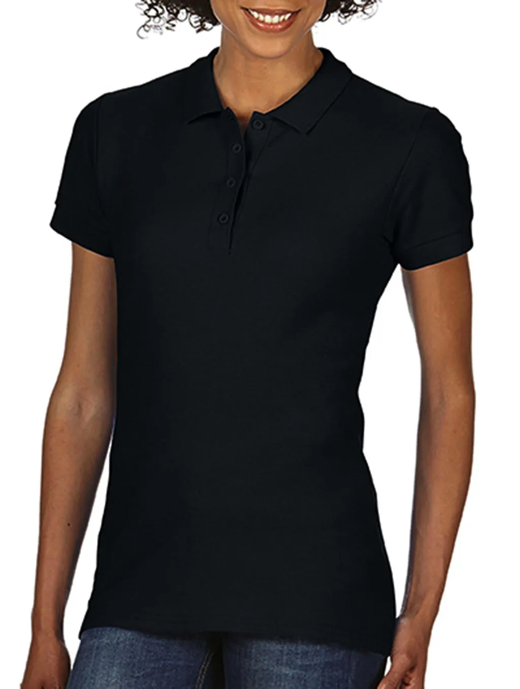Dames Polo Gildan Softstyle 64800L productfoto