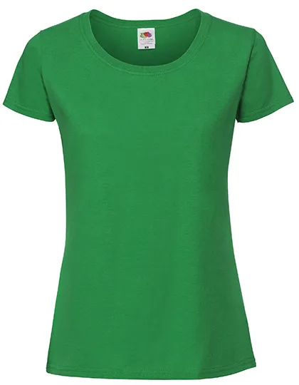 Dames T-shirt Fruit of the Loom Ringspun 61-424-0 in Dames T-shirt Fruit of the Loom Ringspun 61-424-0 - Kelly Green