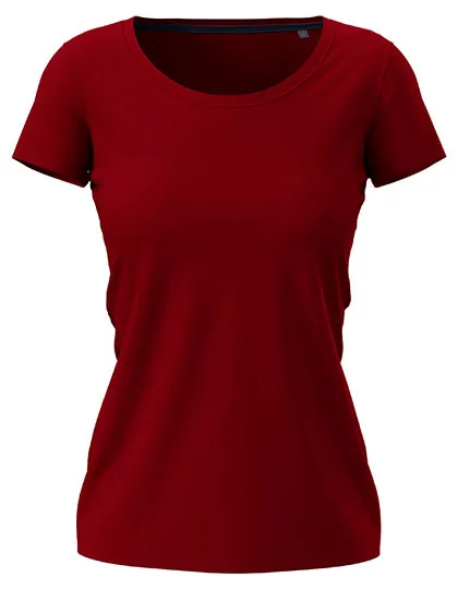 Dames T-shirt Strech Stedman Claire ST9700 in Dames T-shirt Strech Stedman Claire ST9700 - Bordeaux