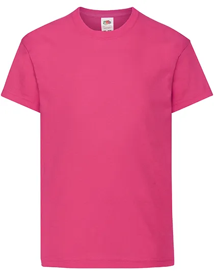 Goedkope Kinder T-shirt Fruit Of the Loom 61-019-0 in Goedkope Kinder T-shirt Fruit Of the Loom 61-019-0 - Fuchsia