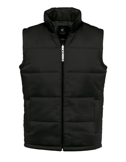 Heren Bodywarmer B&C Men JM930 in Heren Bodywarmer B&C Men JM930 zwart