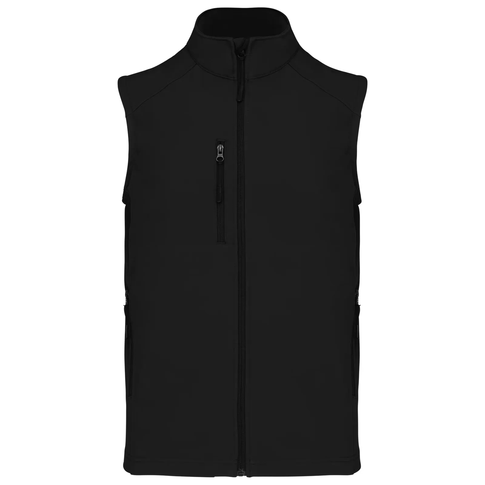 Heren Softshell Bodywarmers Kariban K403 in Heren Softshell Bodywarmers Kariban K403 Zwart
