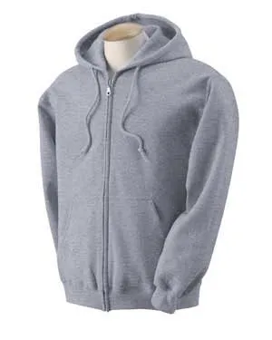 Hoodie Heavy Blend Adult Full Zip Gildan 18600 productfoto