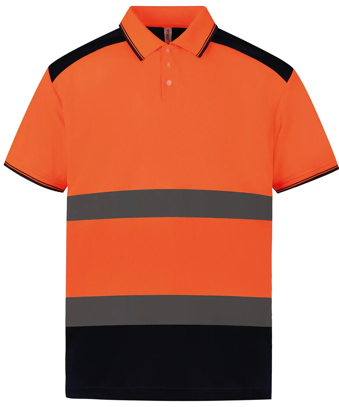 Heren Polo Yoko Fluo 2-tone HVJ220 productfoto