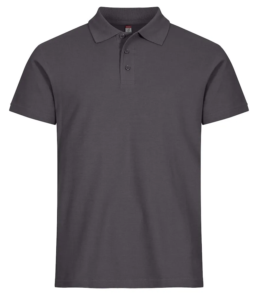 Heren Polo Clique Basic 028230 in Heren Polo Clique Basic 028230 Metaal grijs
