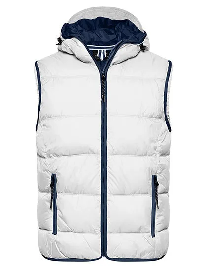 Heren Bodywarmer Daiber JN1076 in Heren Bodywarmer Daiber JN1076 Wit-Navy