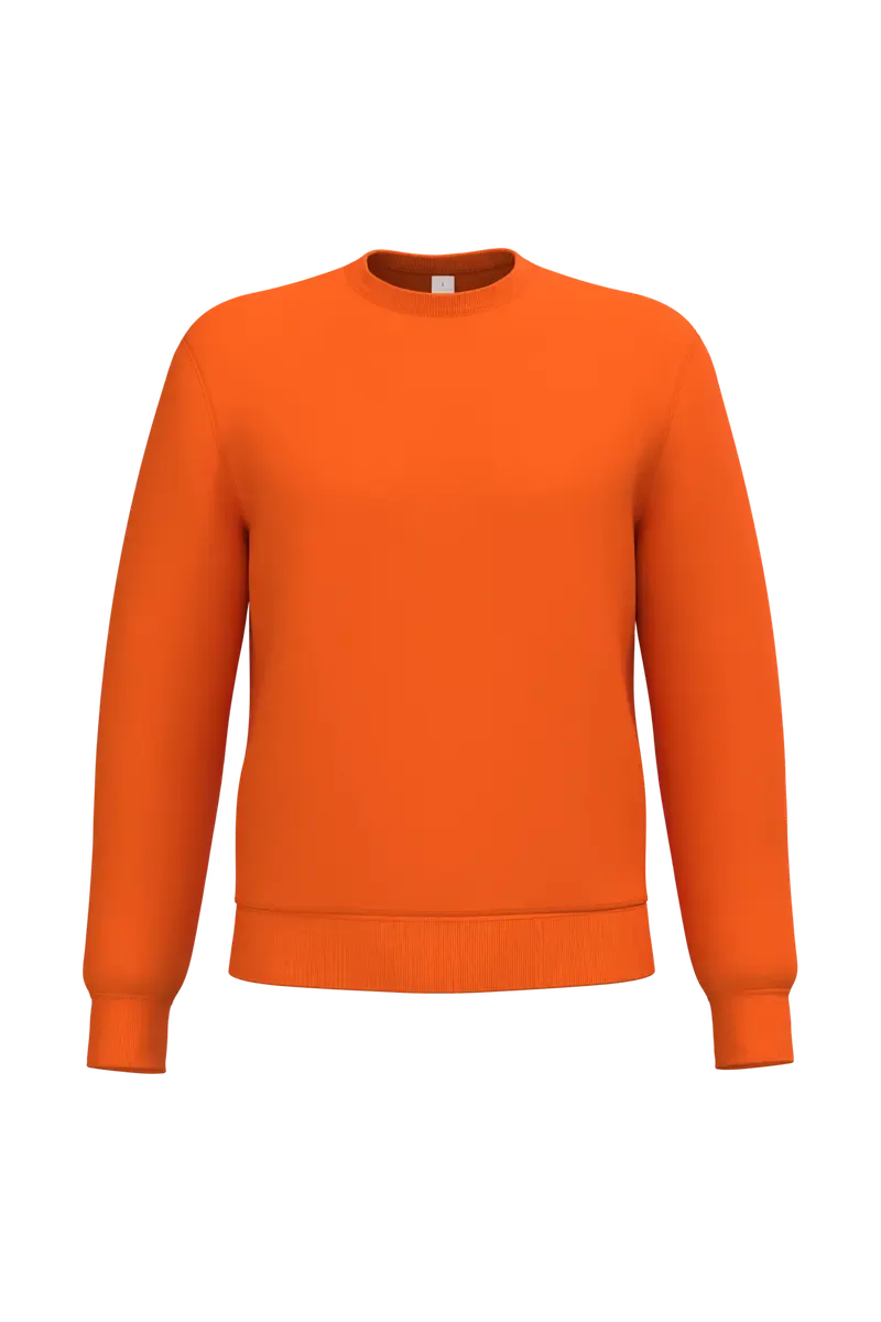 Goedkope Sweater iDeal Basic Brand IB400 in Goedkope Sweater iDeal Basic Brand IB400 Oranje