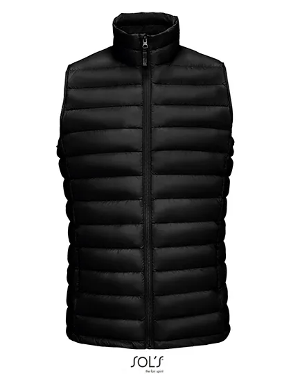 Heren Bodywarmer Sols Wilson 02889 in Heren Bodywarmer Sols Wilson 02889 Zwart