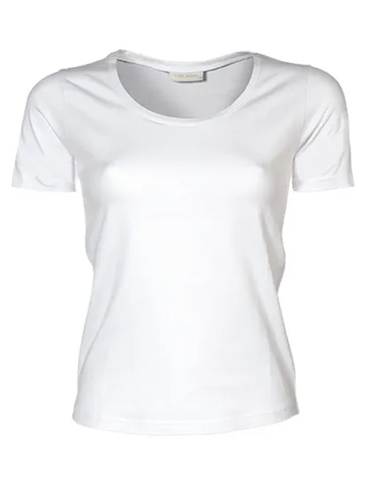 Dames T-shirt Tee Jays Stretch 450 in Dames T-shirt Tee Jays Stretch 450 - White