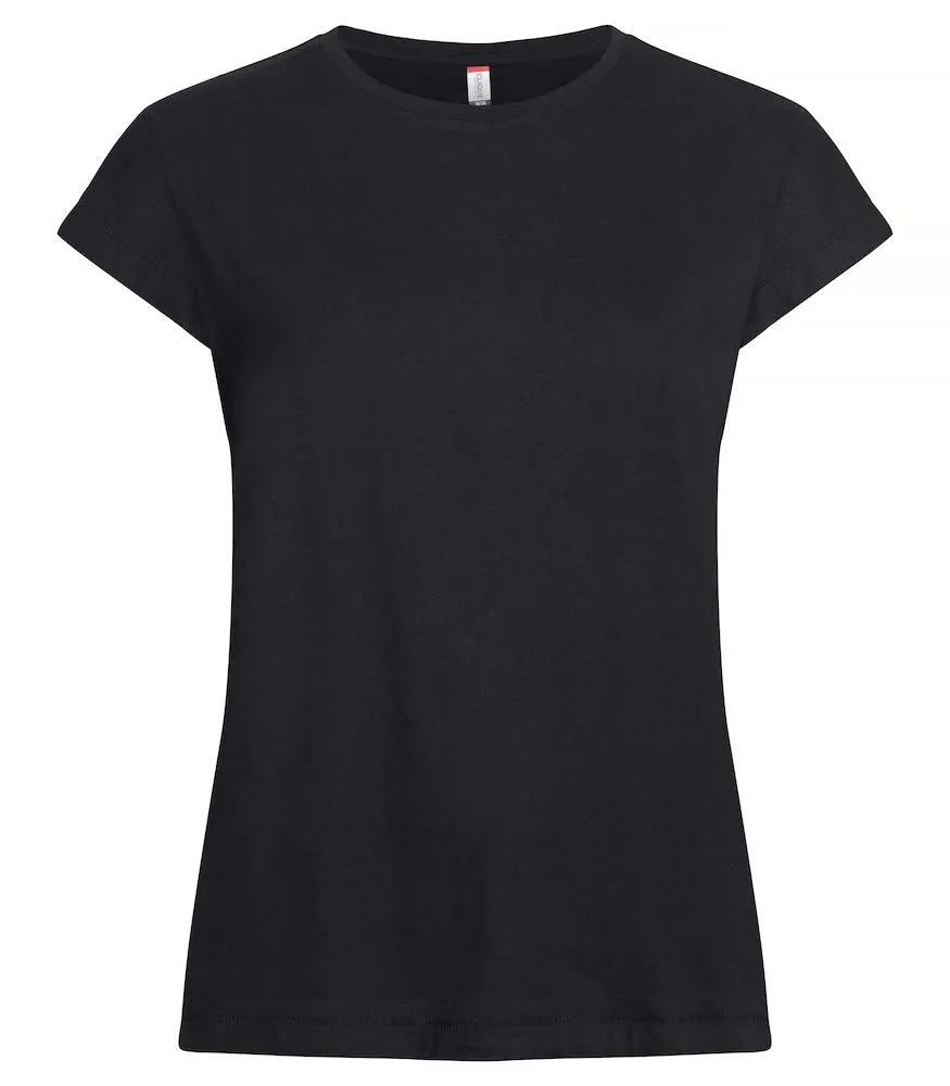 Dames T-shirt Clique Fashion Top 029005 in Zwart