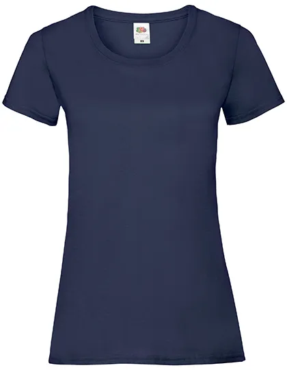 Dames T-shirts fruit of the loom value weight 61-372-0 in Dames T-shirts fruit of the loom value weight 61-372-0 - Deep Navy