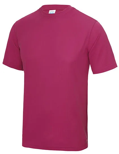 Heren Sportshirt AWDis JC001 in Heren Sportshirt AWDis JC001 Hot Pink