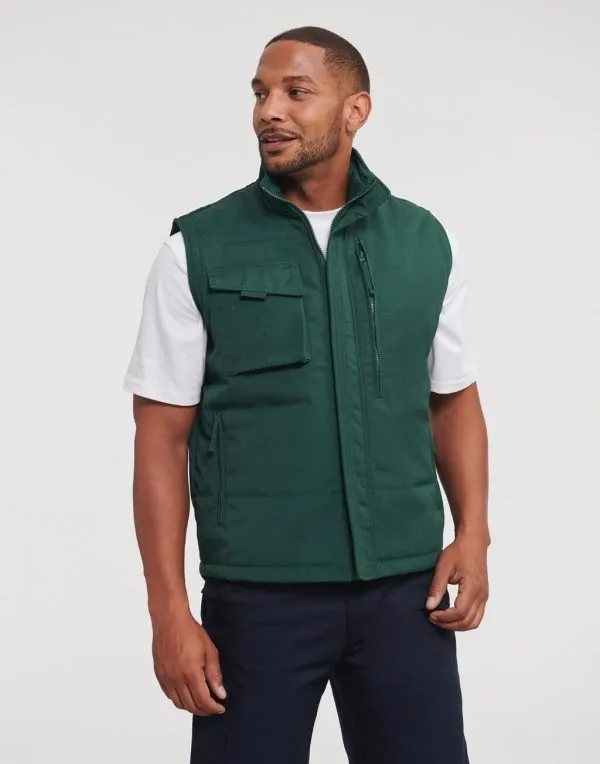 Heren Bodywarmer Workwear Russell 0R014M0