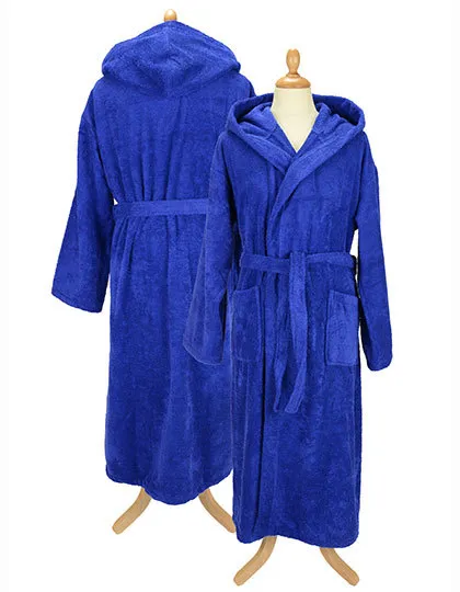 Badjas met Capuchon ARTG 026.50 in Badjas met Capuchon ARTG 026.50 True Blue