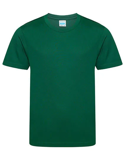 Kinder Sportshirt Cool AWDis JC001J in Kinder Sportshirt Cool AWDis JC001J - Bottle Green