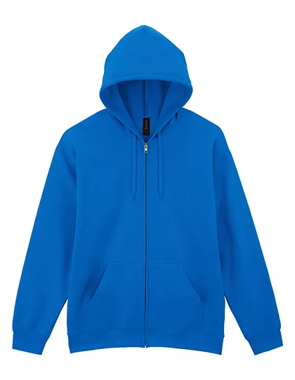 Heren Hooded Sweater met rits Softstyle Gildan SF600 in Heren Hooded Sweater met rits Softstyle Gildan SF600 Royal