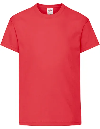 Goedkope Kinder T-shirt Fruit Of the Loom 61-019-0 in Goedkope Kinder T-shirt Fruit Of the Loom 61-019-0 - Red