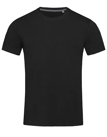 Heren T-shirt Strech Stedman Clive ST9600 in Heren T-shirt Strech Stedman Clive ST9600 - Black Opal