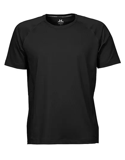 Heren Sportshirt Tee Jays 7020 in Heren Sportshirt Tee Jays 7020 Zwart