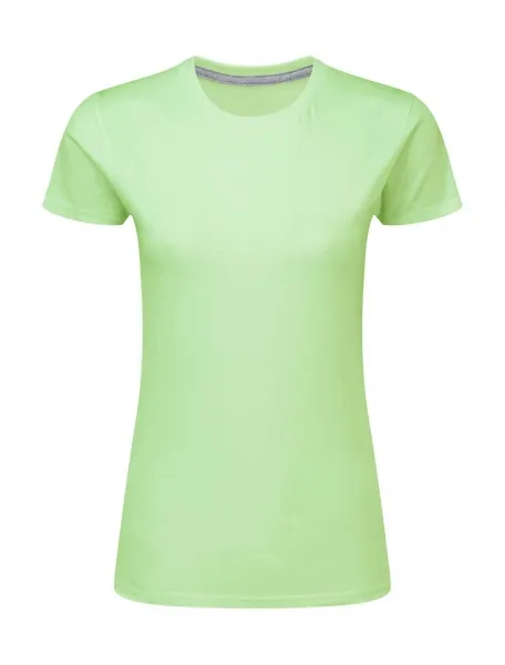 Dames T-shirt SG Perfect Print Tagless Tee SGTee F in Dames T-shirt SG Perfect Print Tagless Tee SGTee F - Neo Mint