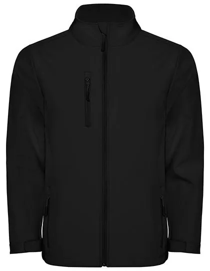 Kinder Softshell Jas Nebraska Roly SS6436 in Kinder Softshell Jas Nebraska Roly SS6436 Zwart