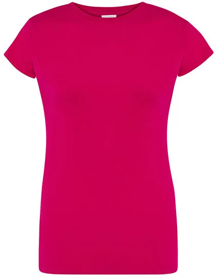 Goedkope Dames T-shirt JHK Regular Comfort TSRLCMF in Goedkope Dames T-shirt JHK Regular Comfort TSRLCMF - Rasberry