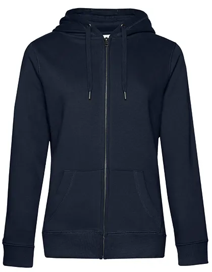 Dames Hoodie met rits B&C QUEEN WW03Q in Dames Hoodie met rits B&C QUEEN WW03Q - Navy Blue