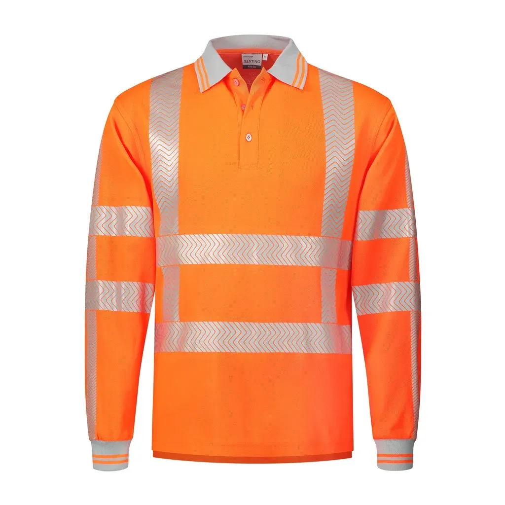Veiligheids Poloshirt Lange mouw Santino Vancouver productfoto