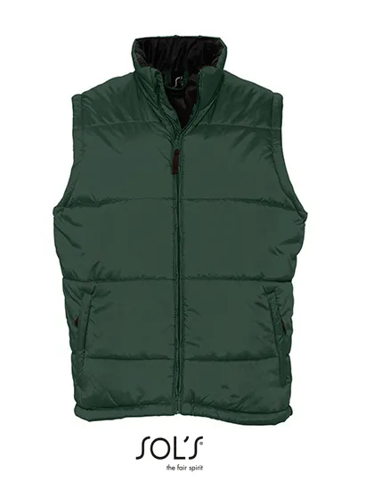 Heren Bodywarmer Sols 44002 in Heren Bodywarmer Sols 44002 Forrest Green