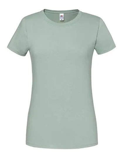 Dames T-shirt Fruit of the Loom Ringspun 61-424-0 in Dames T-shirt Fruit of the Loom Ringspun 61-424-0 - Sage
