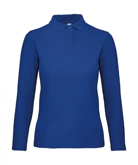 Dames Polo Lange Mouw B&C PWI13 productfoto