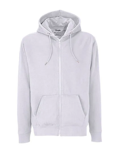Heren Hoodie met rits Utopic UT23010 productfoto
