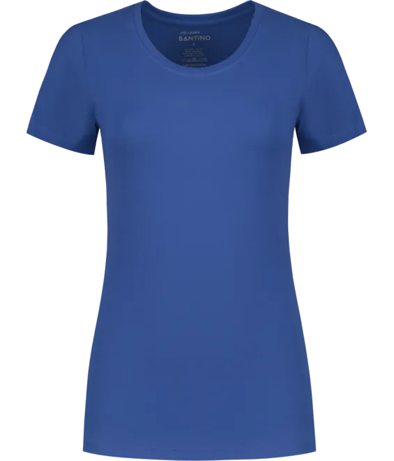 Dames T-shirt Santino Jive in royal blue