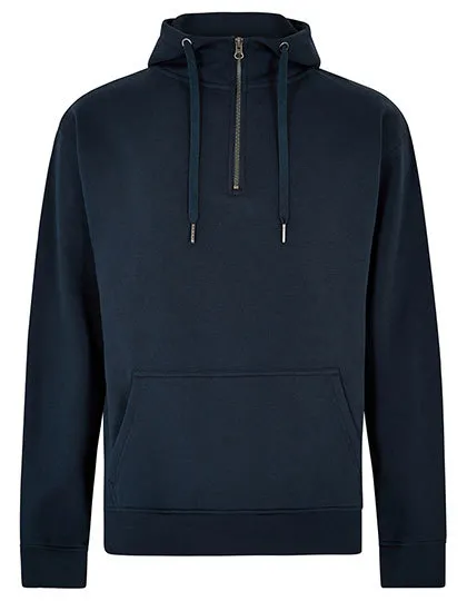 Heren Hoodie Kustom Kit 1-4 zip KK336 in Heren Hoodie Kustom Kit 1-4 zip KK336 - navy