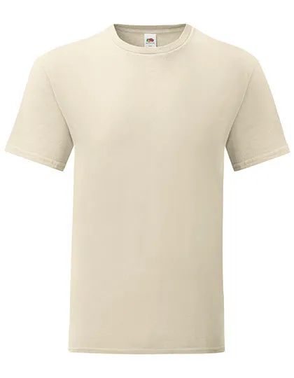 Heren T-shirt Fruit of the loom 61-430-0 in Heren T-shirt Fruit of the loom 61-430-0 - Natural