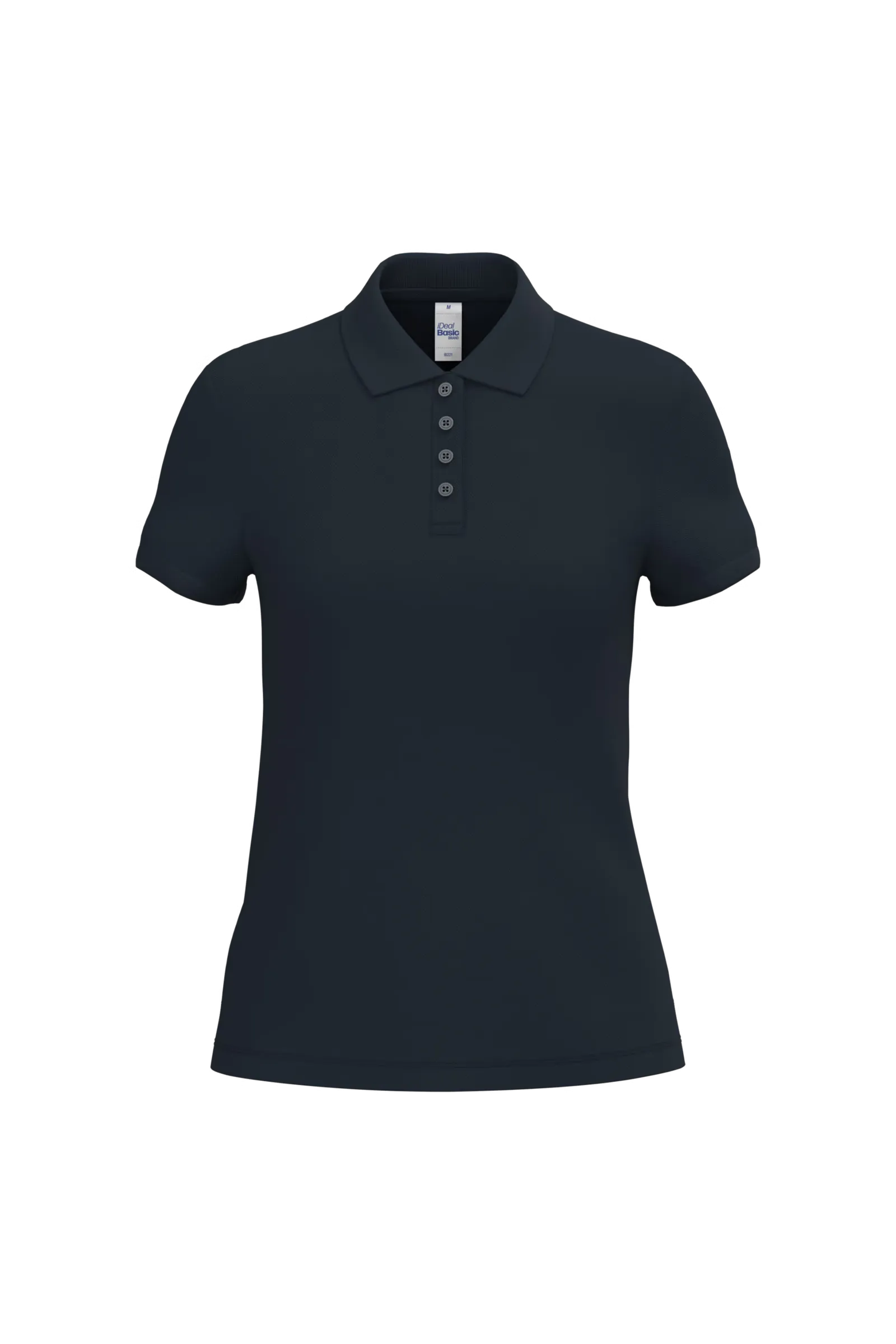 Dames Polo iDeal Basic Brand in Dames Polo iDeal Basic Brand navy