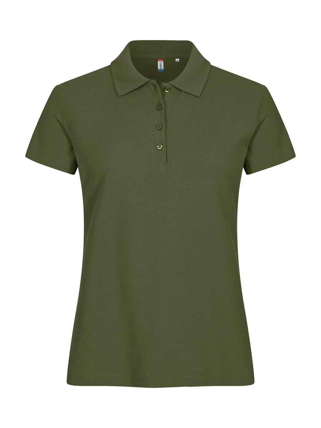 Dames Polo Clique Basic 028231 in Leger Groen