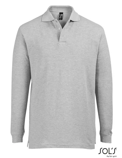 Heren Polo Sols Long Sleeve STAR productfoto