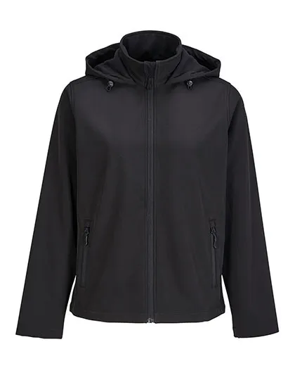 Dames Softshell Jas Sols Race 04448 in Dames Softshell Jas Sols Race 04448 Zwart